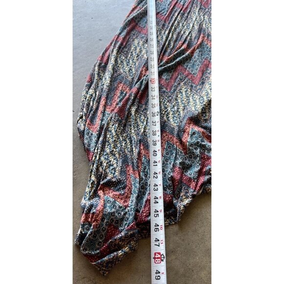 AMERICAN RAG CIE Summer Festival Dress XS Bohemian Handkerchief Hem Wide Straps - Picture 7 of 15